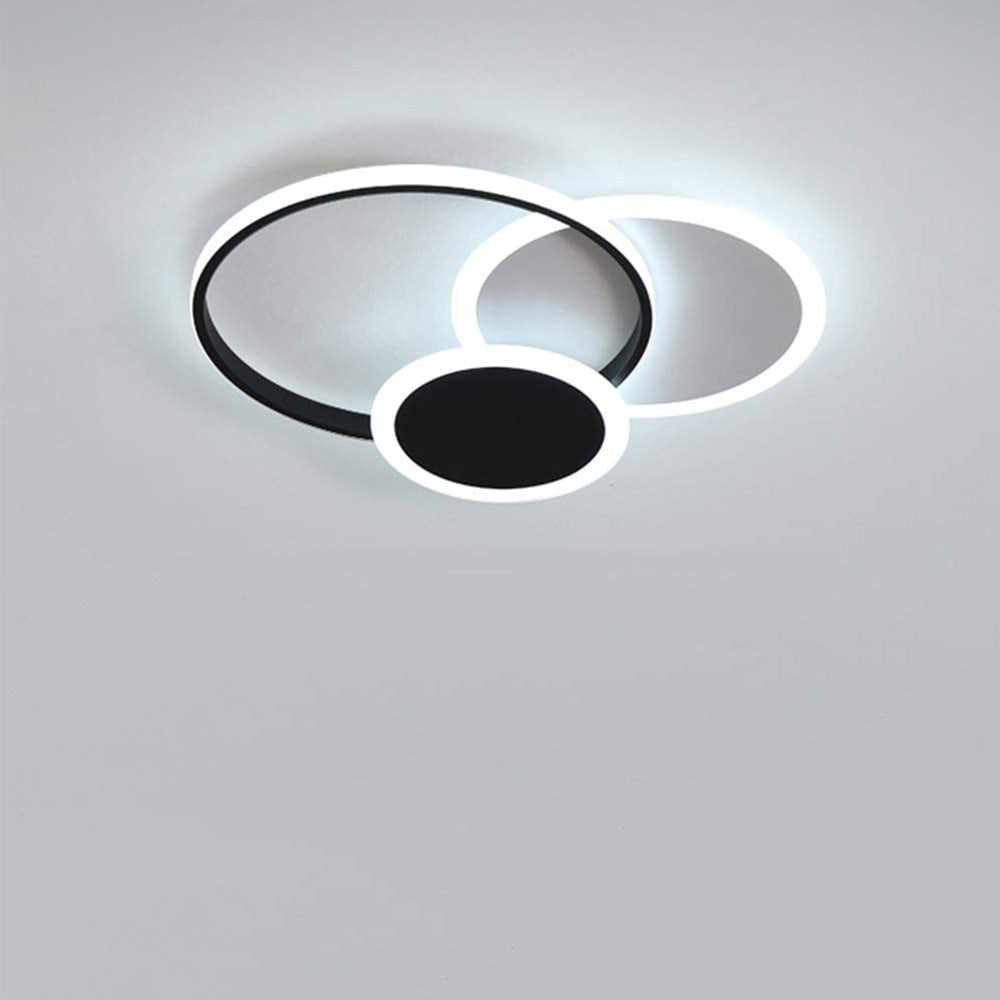 LED Flush Mount Ceiling Lamp - Elegant Acrylic Bedroom Light Fixture