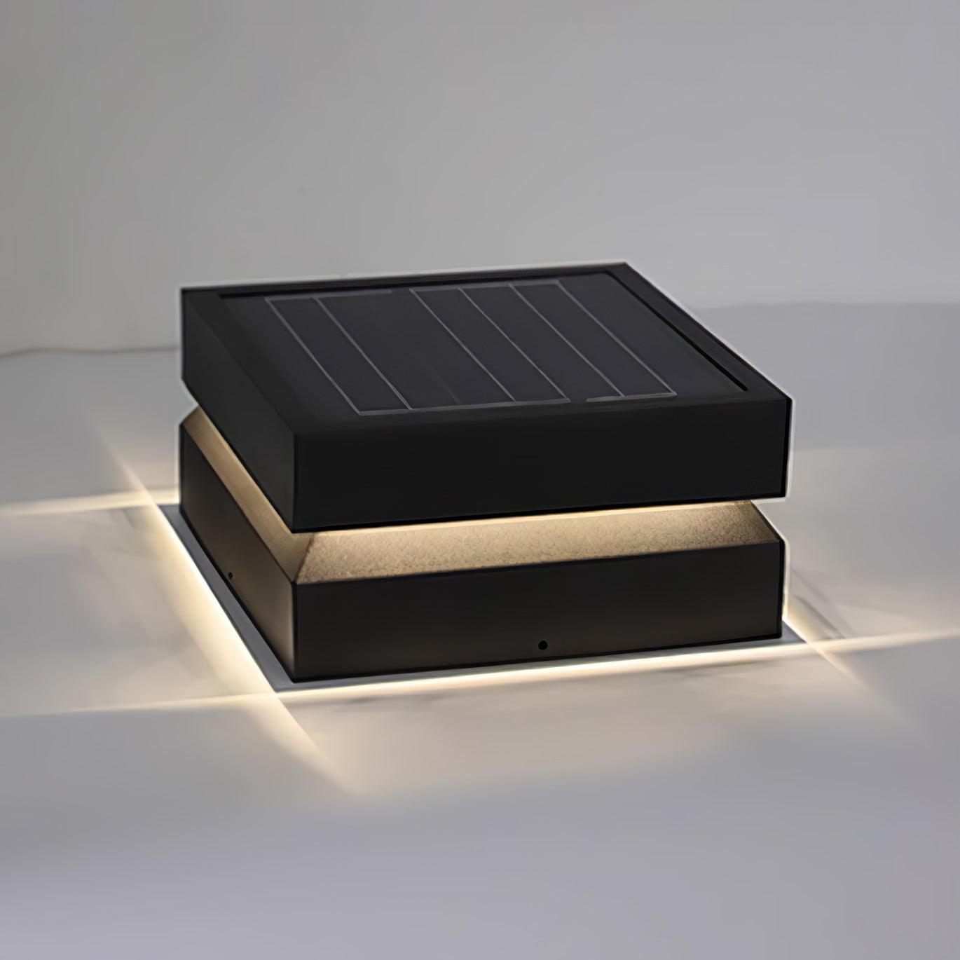 Square Post Outdoor Light - Waterproof Garden Lamp for Pathway