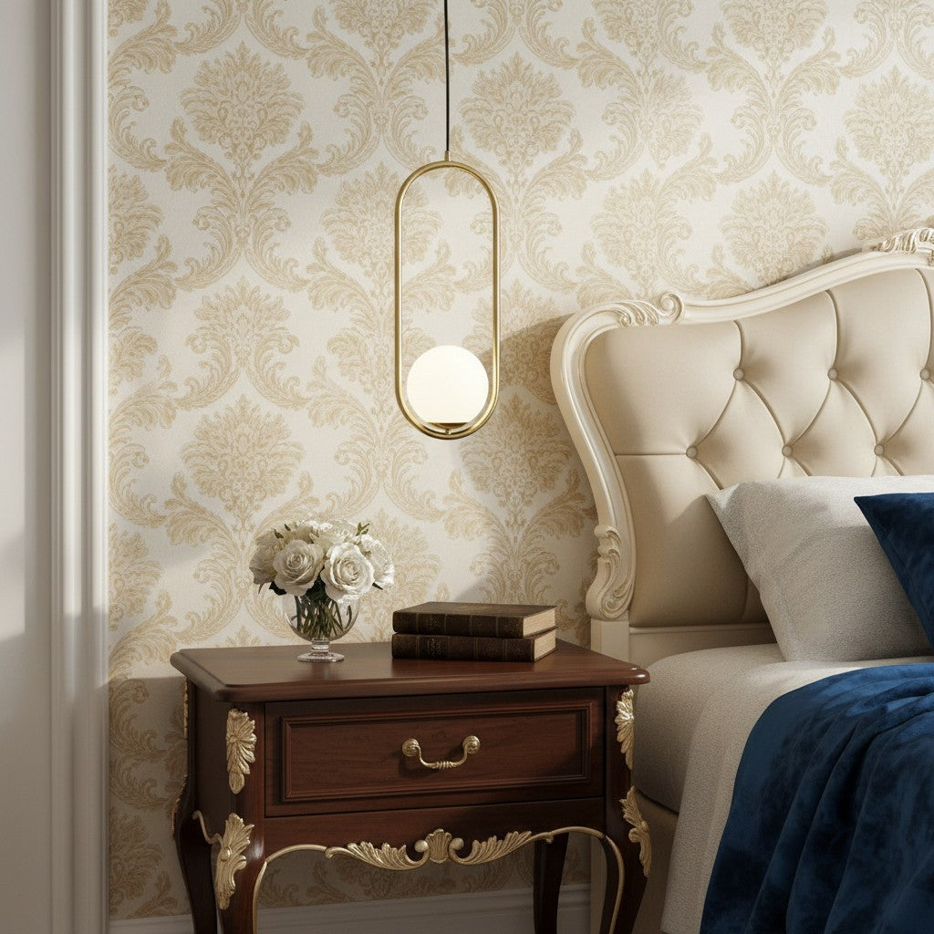 Halozen Modern Pendant Light - Soft Oval Profile Design Decorative Hanging Lamp for Living Room