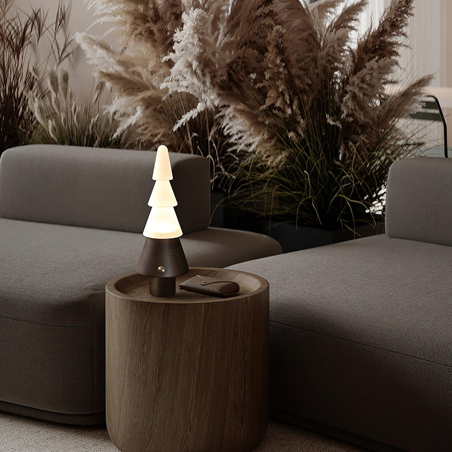 Tree Table Lamp - Built-in Battery Adjustable Night Light