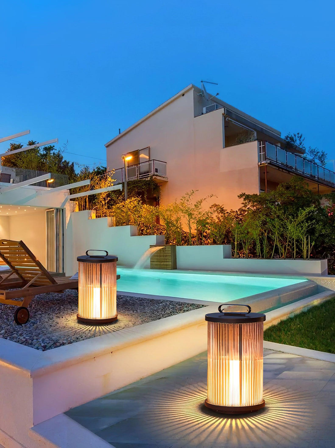 Lantern Garden Outdoor Light - Garden Outdoor Lamp Ideal for Walkways