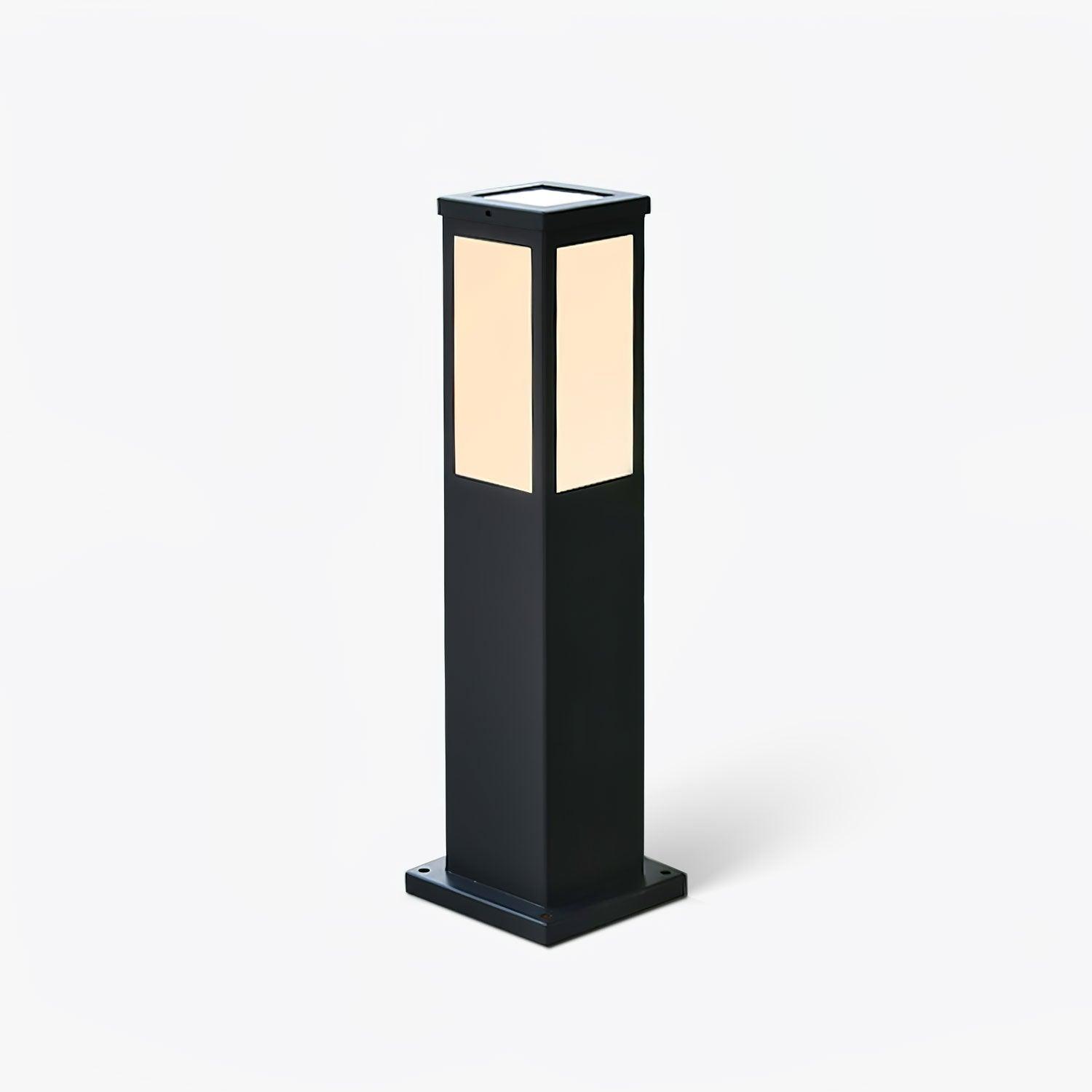 Moderne Pollerleuchte - Solar-Außenlampe aus Aluminiumdruckguss