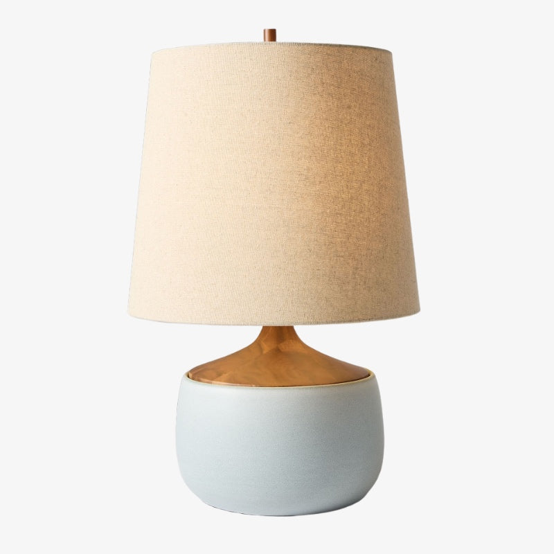 Avero Contemporary Table Lamp - Textured Ceramic Design for Living Room and Office