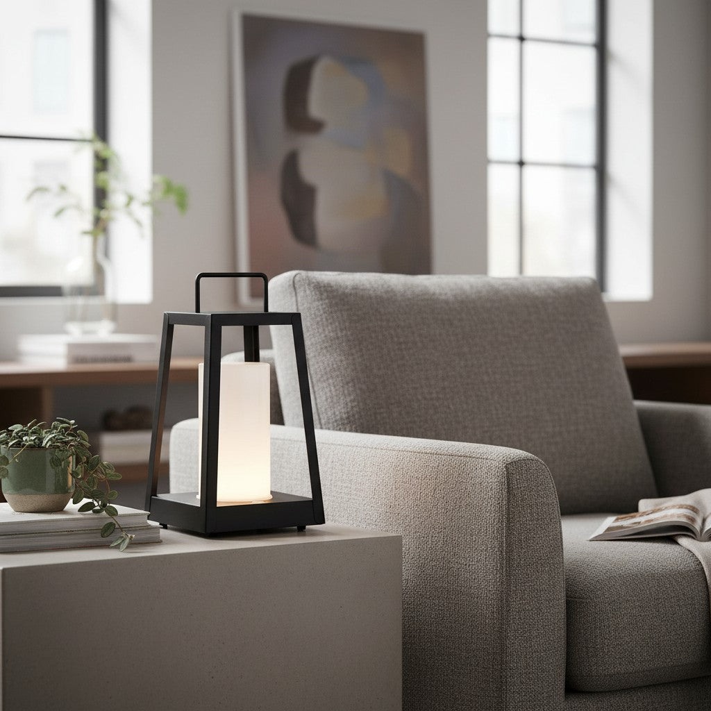 Ambulux Outdoor Portable Lamp - Compact Lantern Aesthetic for Camping or Dining