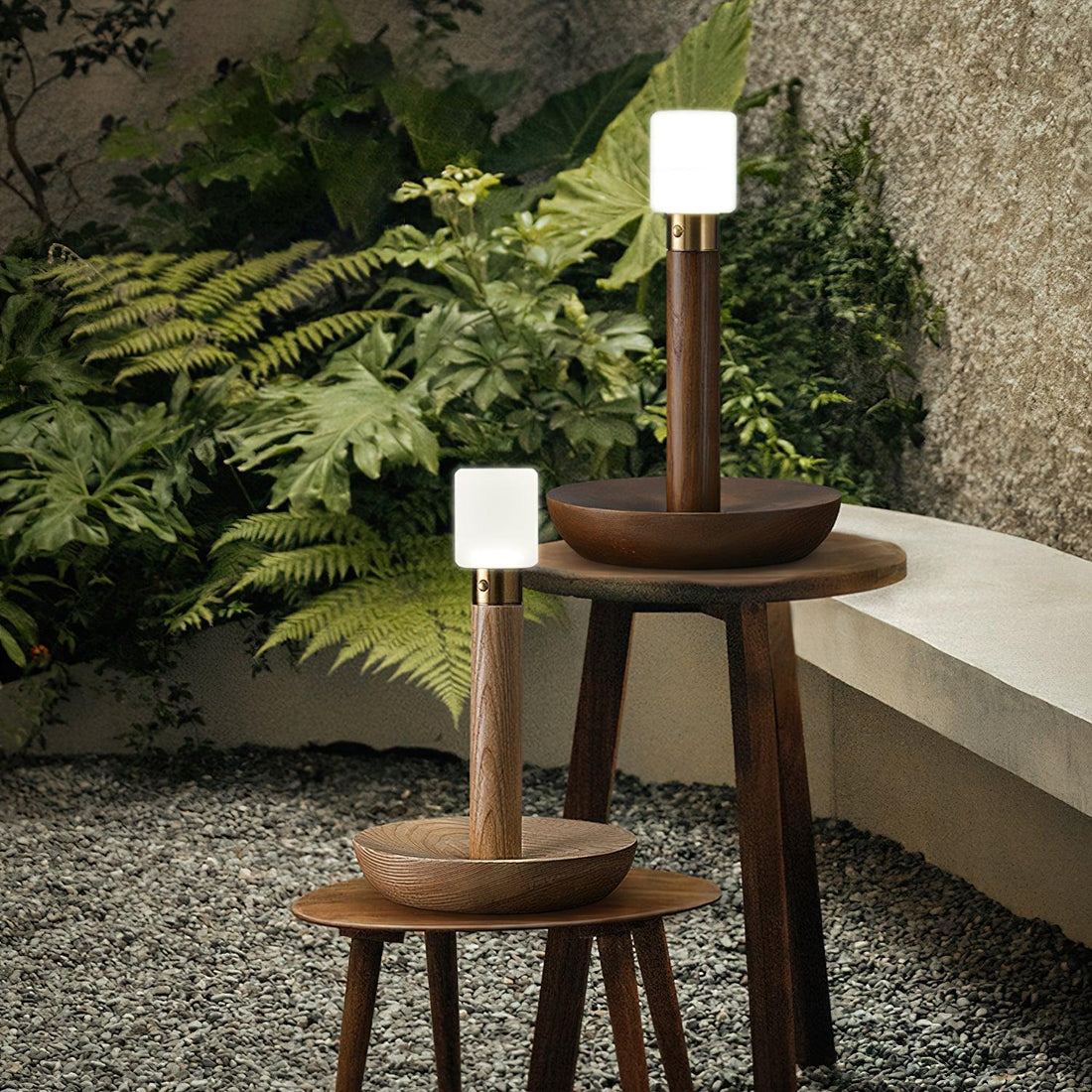 Simplicity Tischlampe – Massivholz, elegantes Design – für den Heim-/Bürogebrauch