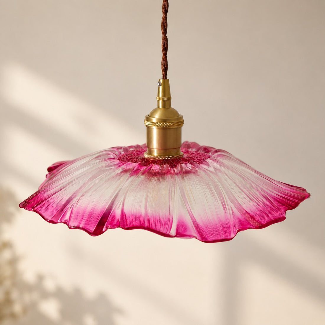 Petal Glass Plug-In Pendant