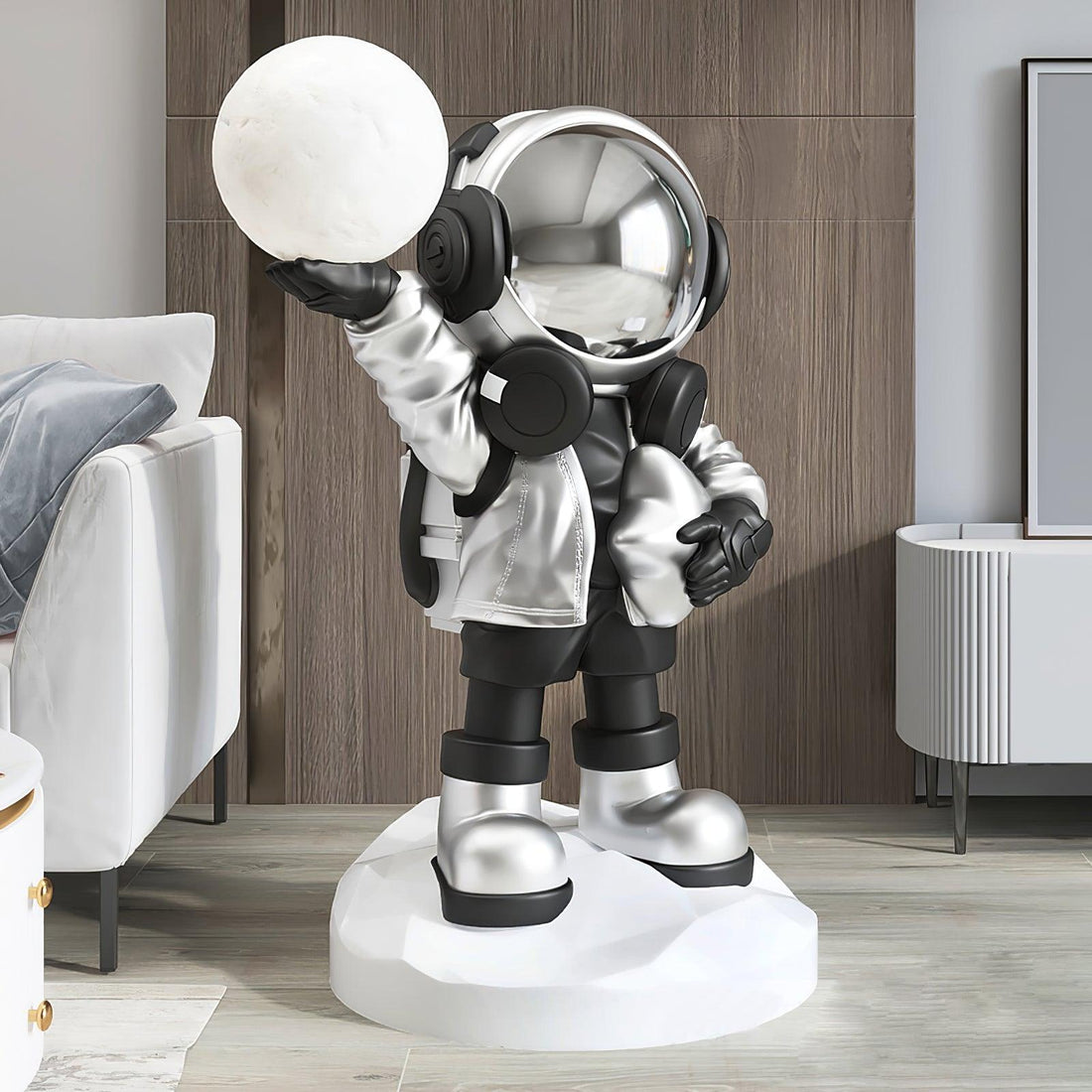 Stehlampe mit eingebautem Akku – Stehlampe ideal für Weltraum-Enthusiasten