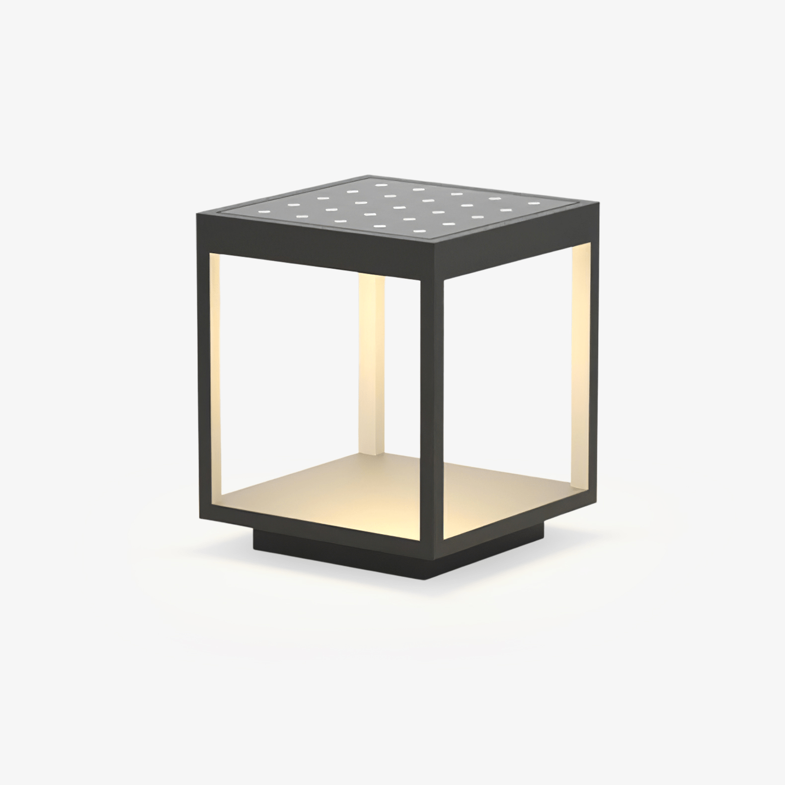 Square Frame Solar Outdoor Light - Garden Light with Durable Metal