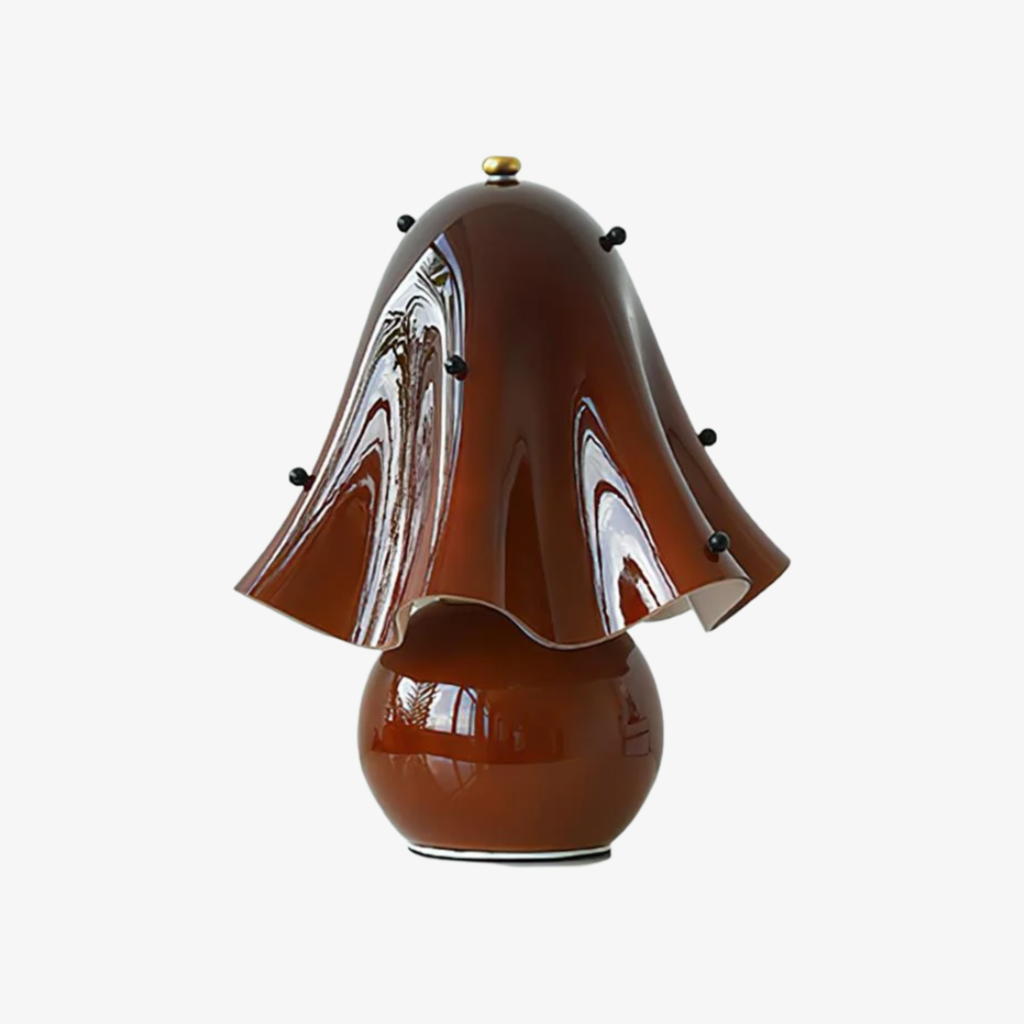 Dekorative Tischlampe Bellina – Skulpturale Glockenblumenform