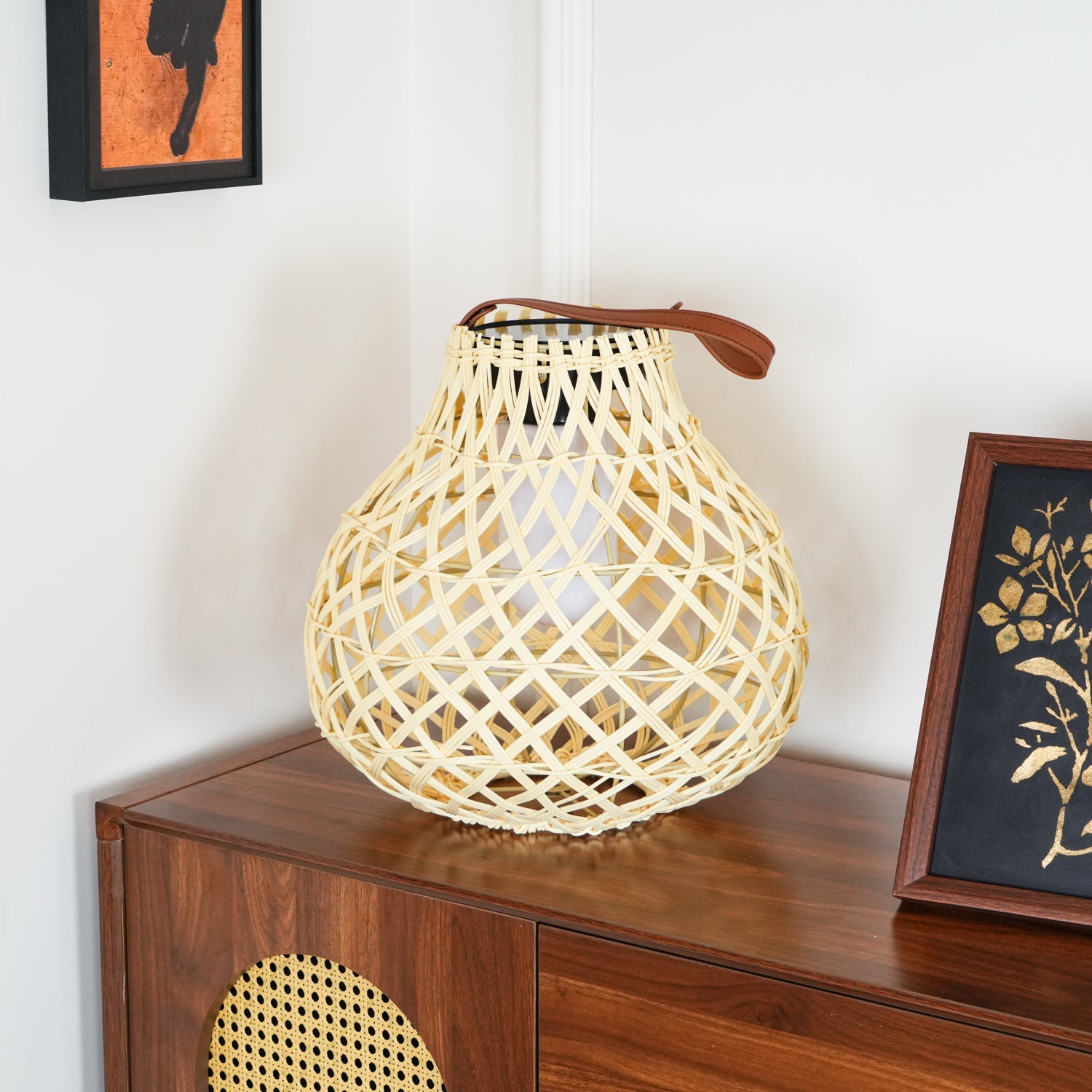Woven Sphere Lantern Outdoor Lamp - Solar Outdoor Lamp Great