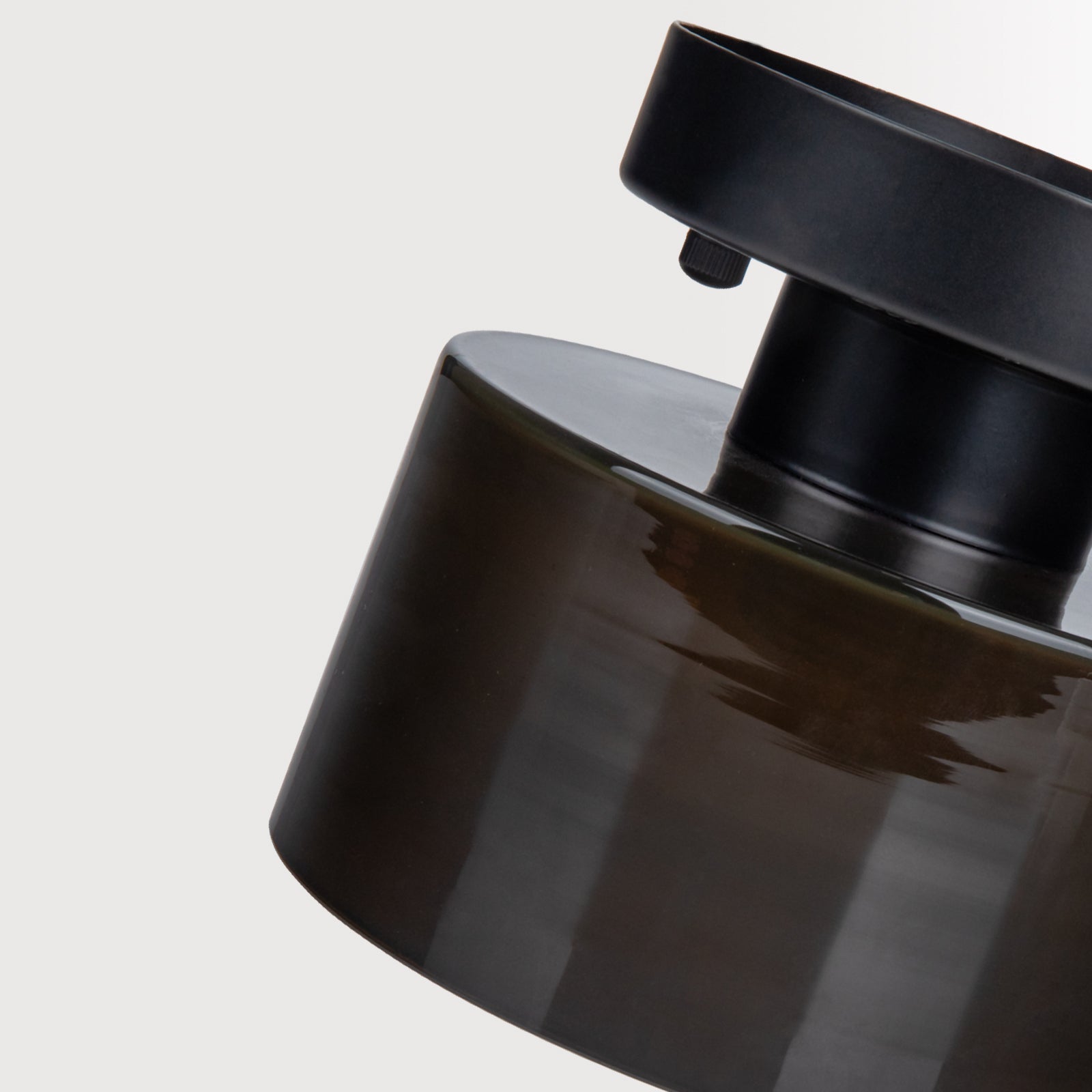 Bauhaus Glas Deckenleuchte - Minimalistische Mini Design Lampe für den Flur
