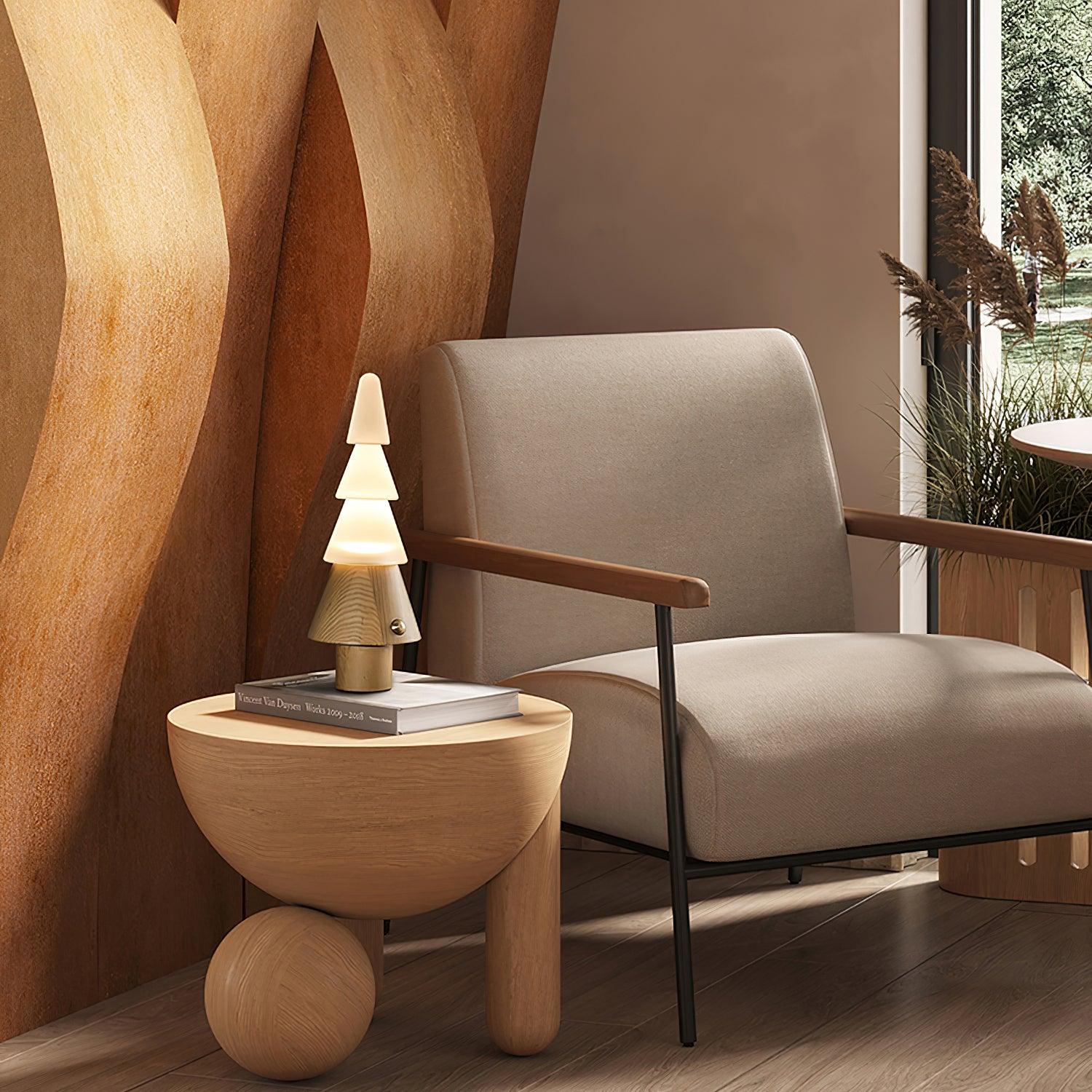 Tree Table Lamp - Built-in Battery Adjustable Night Light