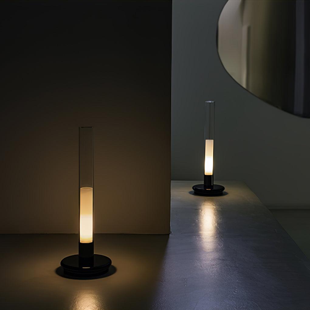 Column Built-in Battery Table Lamp - Indoor Table Lamp Touch Control