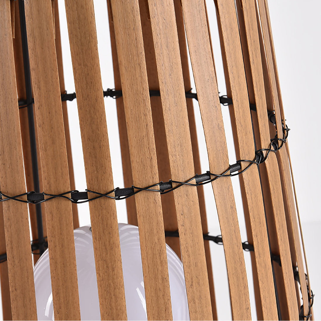 Tropic Braid Outdoor Lamp - Faux-Rattan Metal Waterproof
