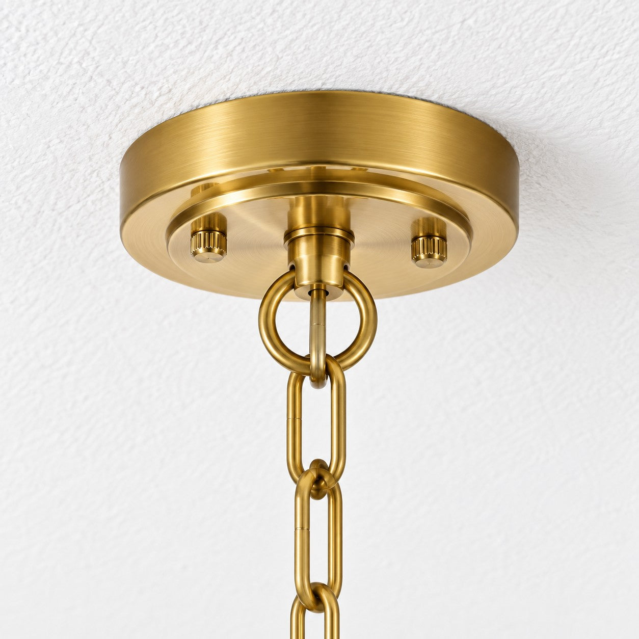 Modern Hammered Glass Pendant Light with Minimalist Metal Design - Suitable for Kitchen Island
