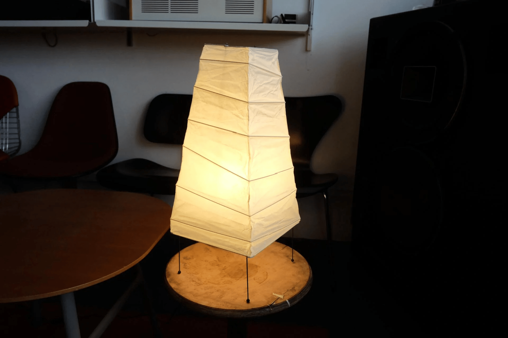 Tischlampe aus Washi-Papier – Elegantes Licht mit Bambusrahmen für das Wohnzimmer