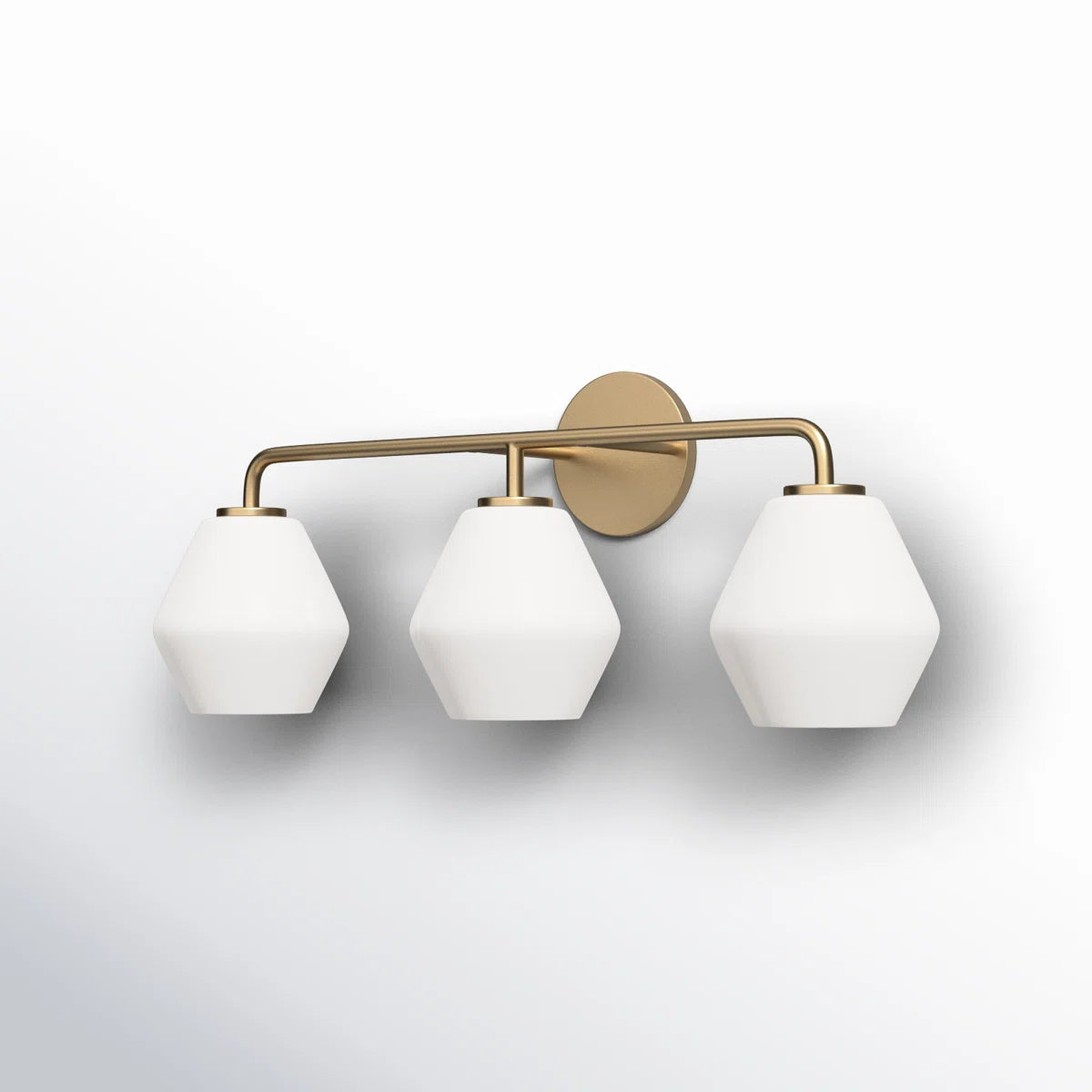 Merin Multi Head Frisiertisch-Wandleuchte - Skulpturale Lampe aus Metall und Glas