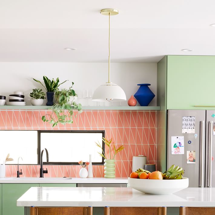 Parvion Sculptural Metal Pendant Light - Modern Bowl Lamp for Hallway