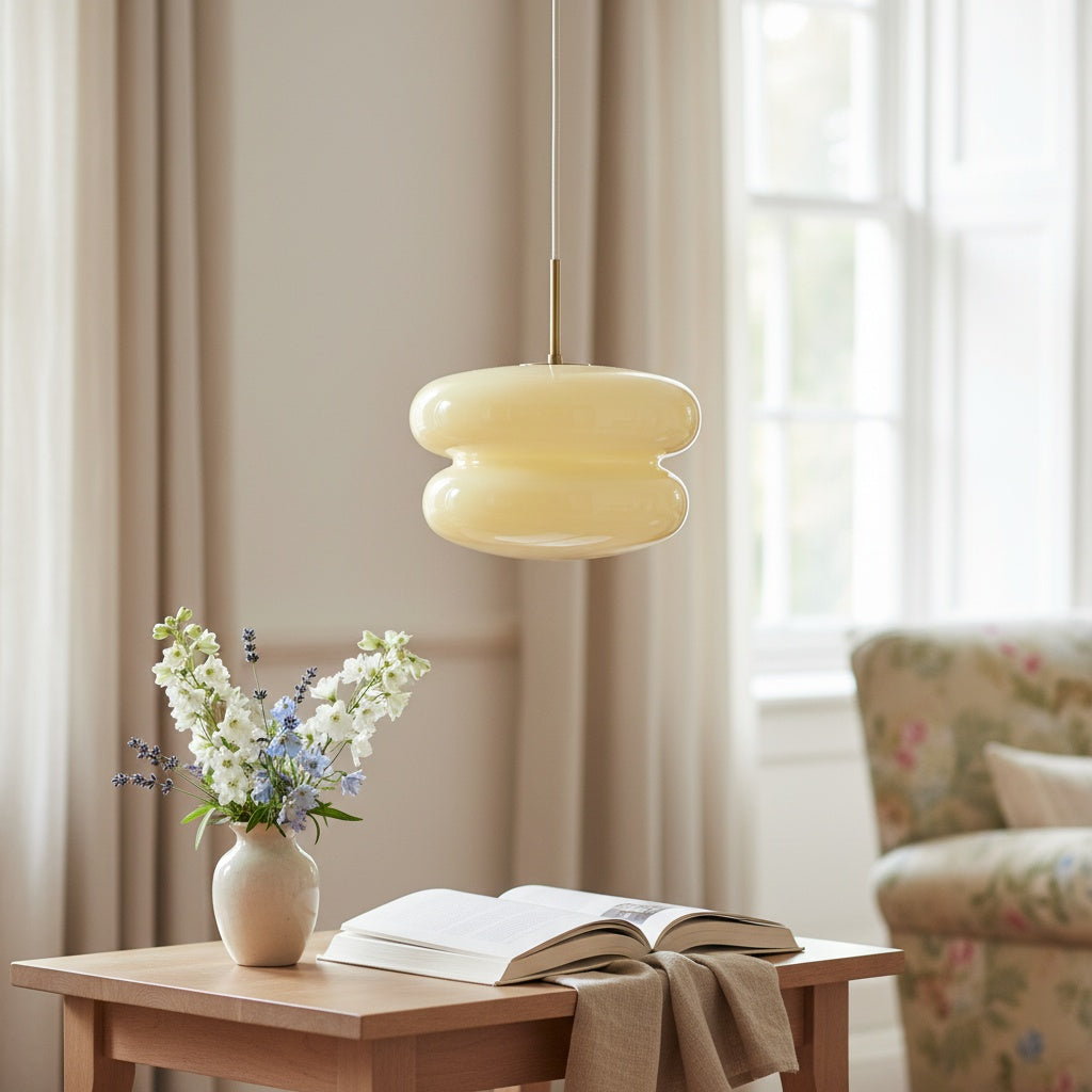 Orra Opalglas Pendelleuchte - Moderne Hängelampe