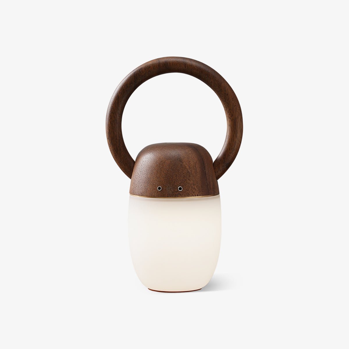 Zen Buddha Tischlampe – Wiederaufladbare LED-Lampe aus Holz für Zuhause und Büro