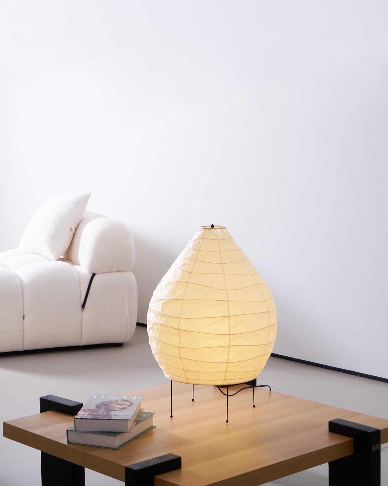 Tischlampe aus Washi-Papier – Laternendesign für Wohnzimmer und Schlafzimmer