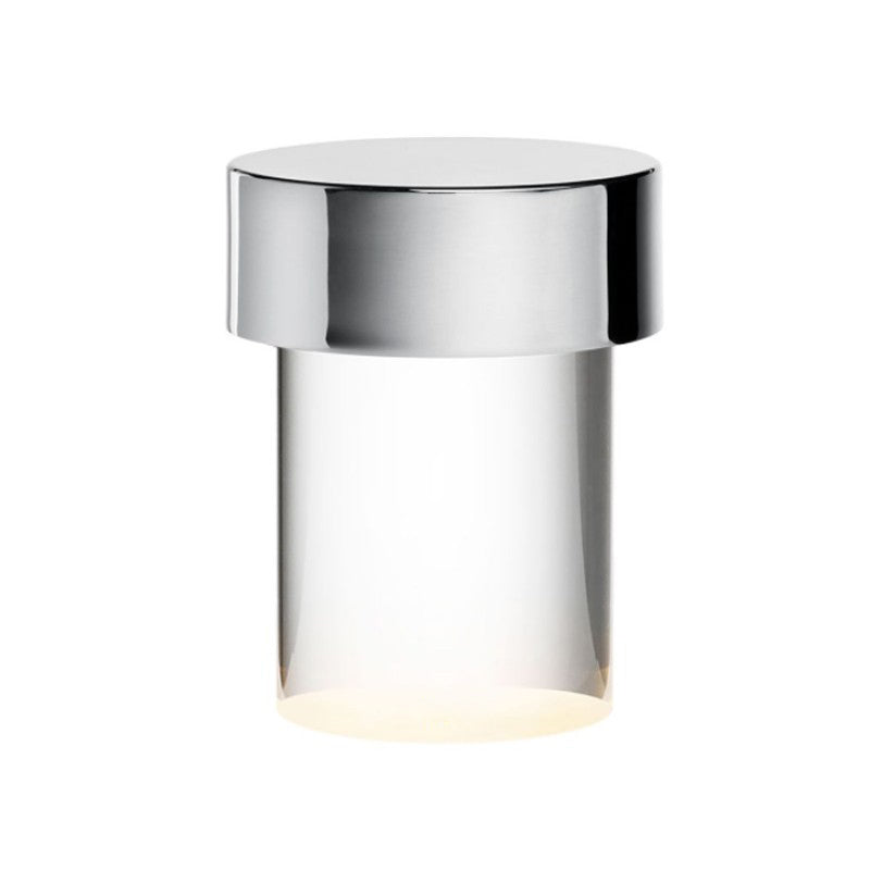 Tragbare Tischlampe – wiederaufladbare Glaslampe für Wohnzimmer und Schreibtisch