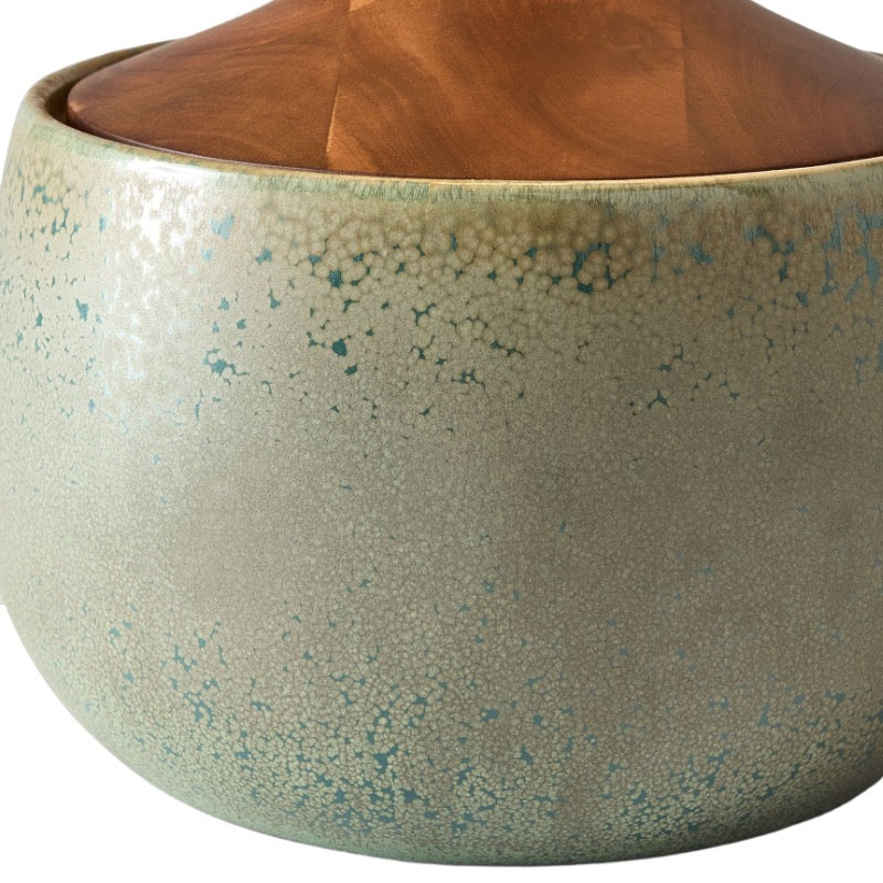 Avero Contemporary Table Lamp - Textured Ceramic Design for Living Room and Office