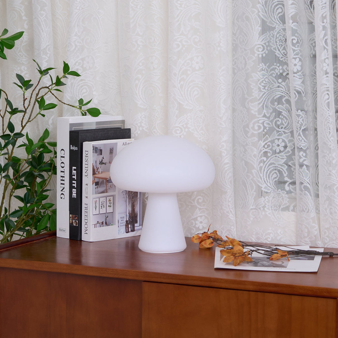 Tragbare Tischleuchte – wiederaufladbare moderne Lampe für Terrasse und Garten