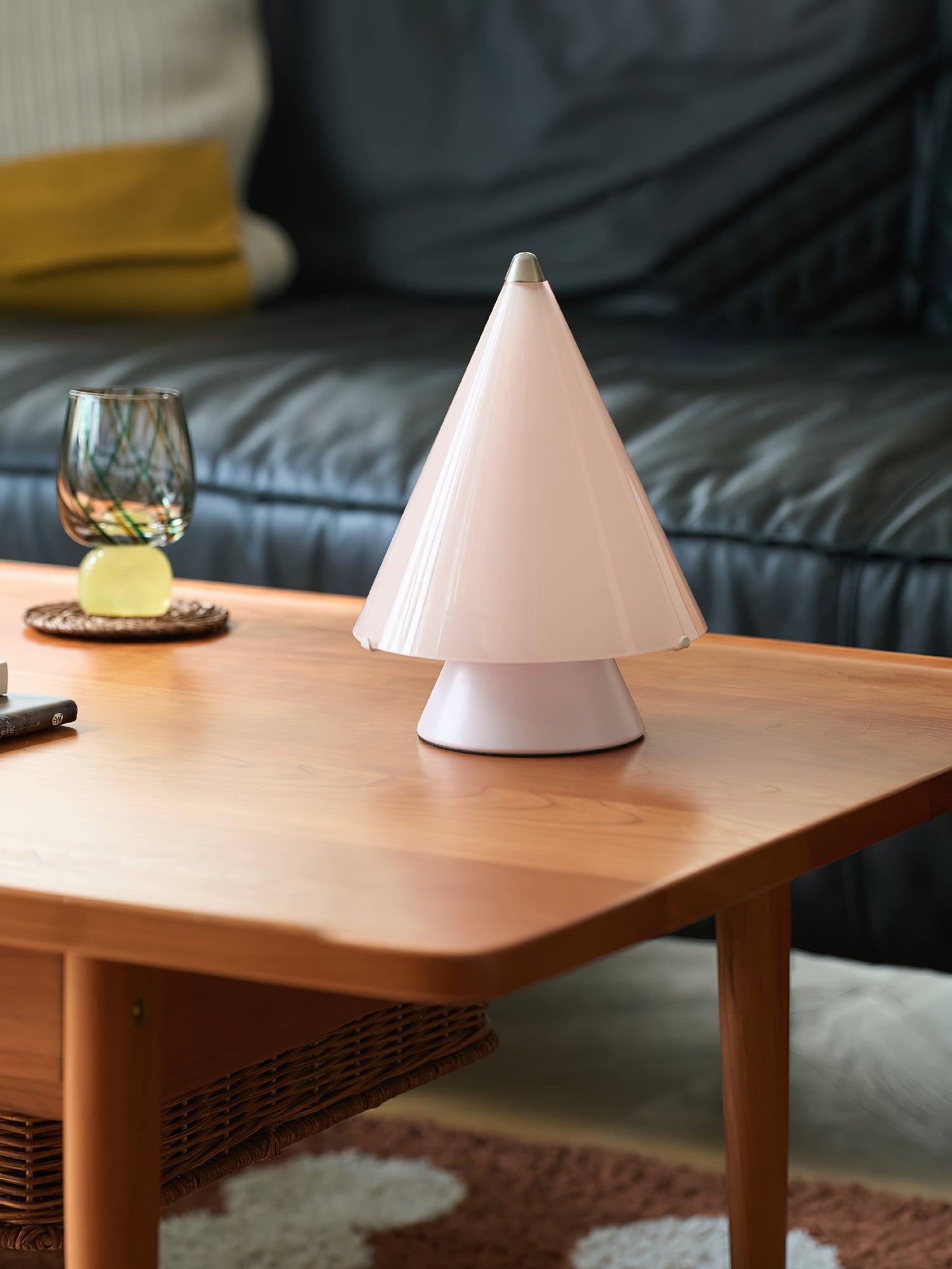 Tischleuchte - Elegante Glaslampe für Wohnzimmer &amp; Schlafzimmer