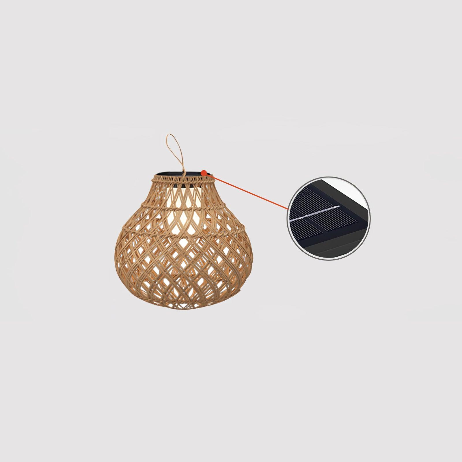 Woven Sphere Lantern Outdoor Lamp - Solar Outdoor Lamp Great