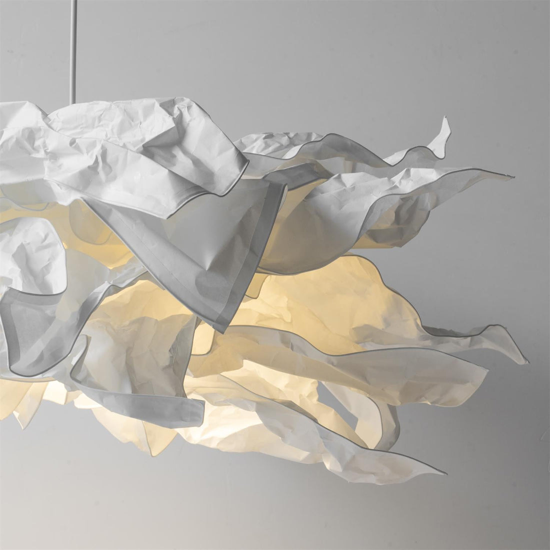 Individuell gefaltete Papier-Stecker-Pendelleuchte