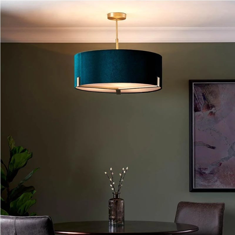 Tela 3 Light Suspension Light - Stylish Adjustable Pendant for Dining or Bedroom