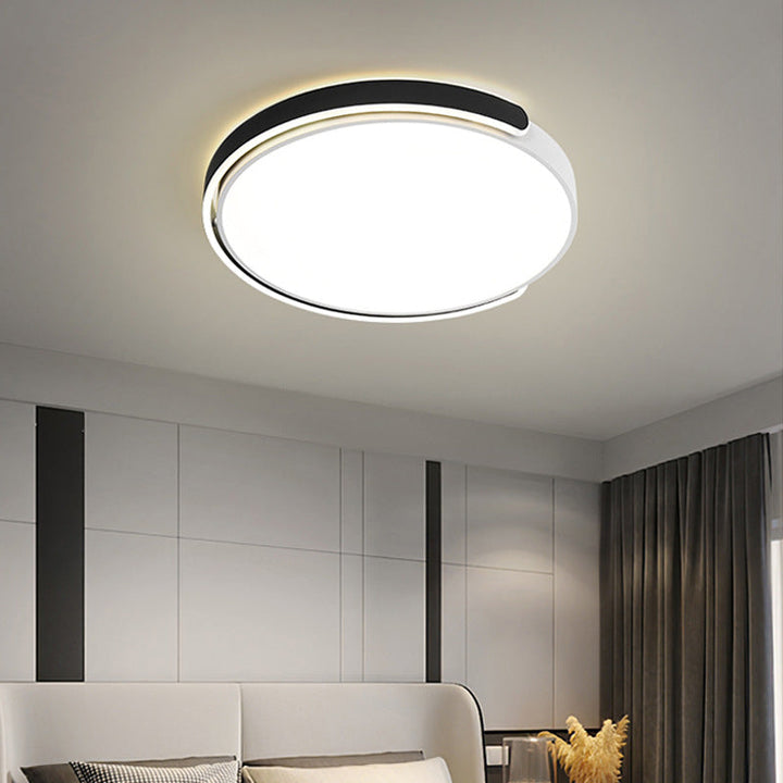 Minimalist LED Ceiling Light – Round Acrylic Fixture for Bedroom