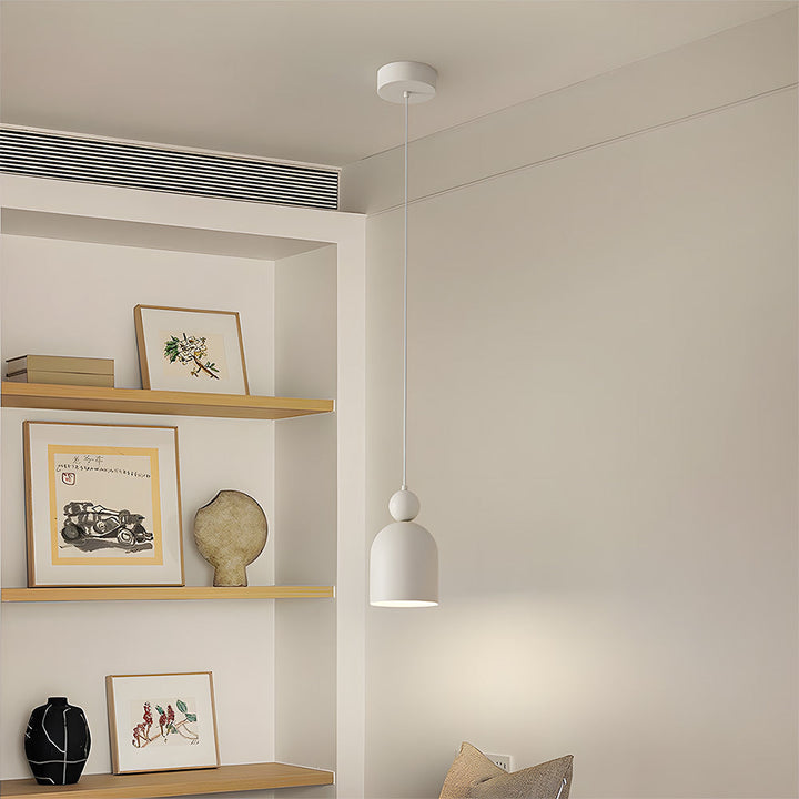 Iron Pendant Light - Compact Minimalist Living Room Lighting