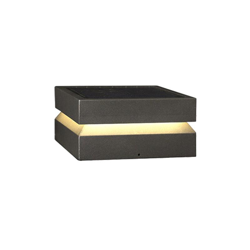 Square Post Outdoor Light - Waterproof Garden Lamp for Pathway