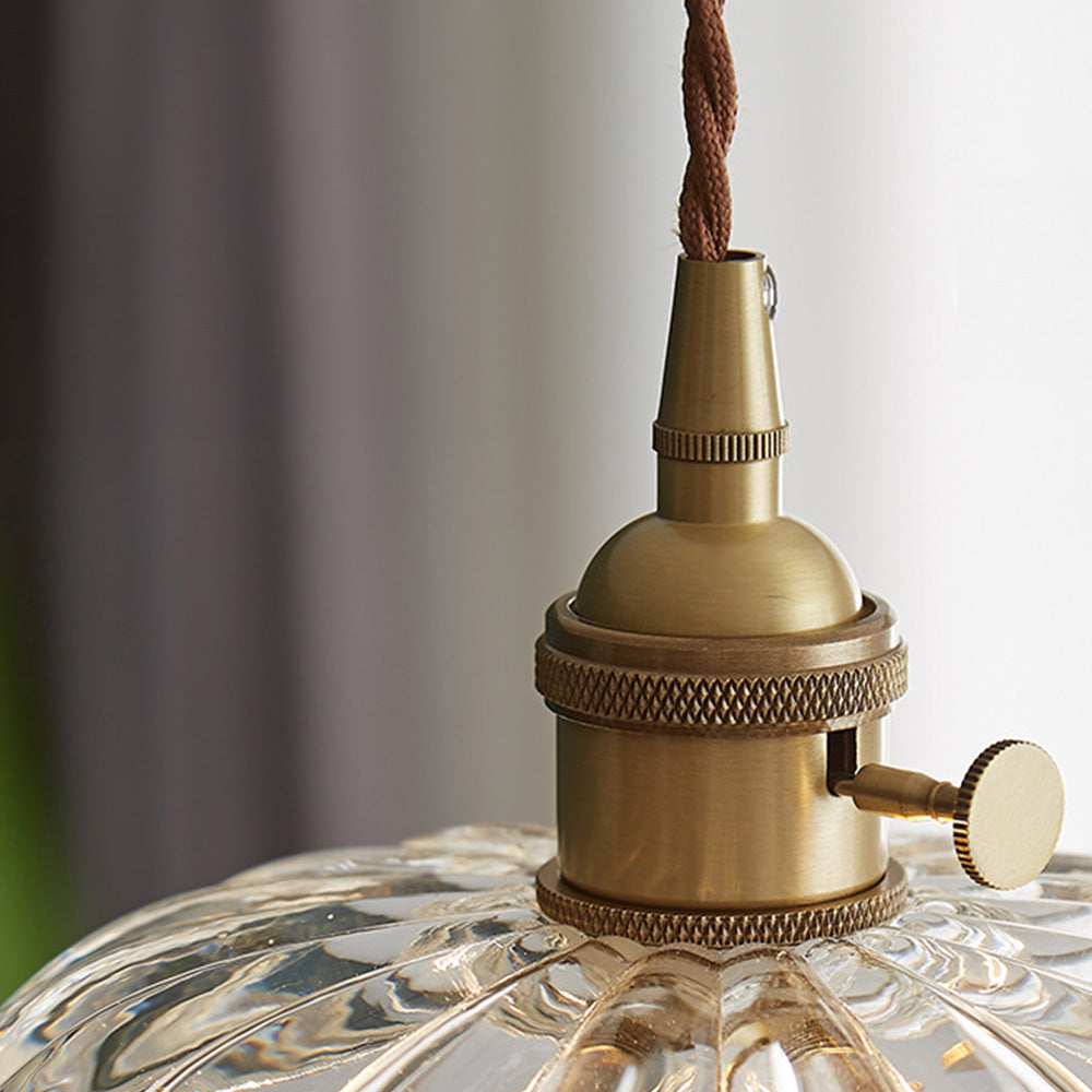 Glaspendelleuchte – Vintage-Lampenschirm für die Kücheninsel-Dekoration