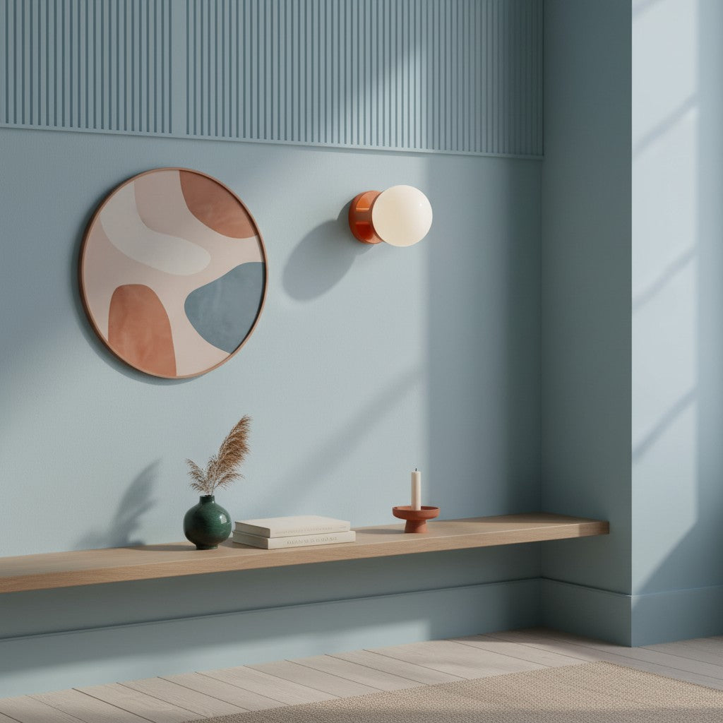 Nebulon Artistic Ceramic Wall Light with Soft Glow - Perfect for Living Rooms and Hallways