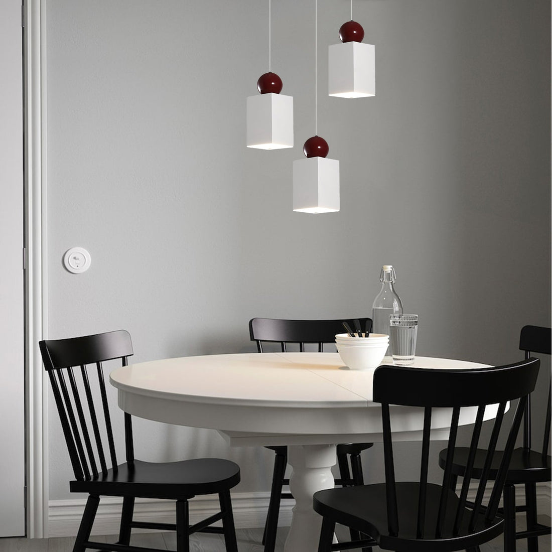 Creative Cone Pendant Light - Unique Adjustable Lighting for Bedroom