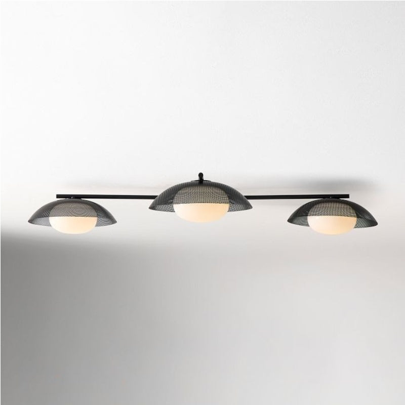 Elorina 3-Light Flush Mount Glass/Metal Ceiling Light - A Stylish Fixture for Modern Spaces