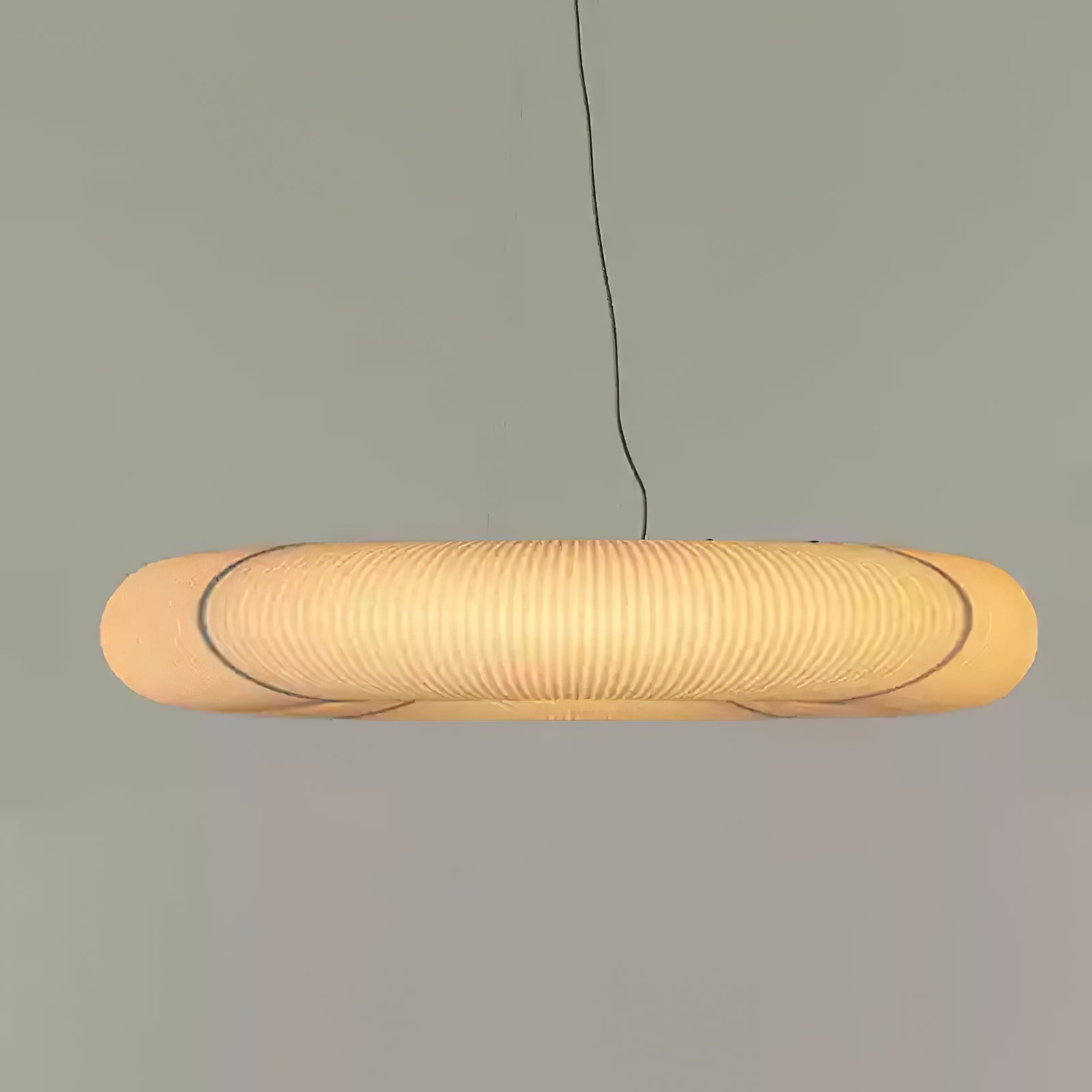 Mulberry Silk Pendant Lamp - Warm LED Lighting for Living Rooms