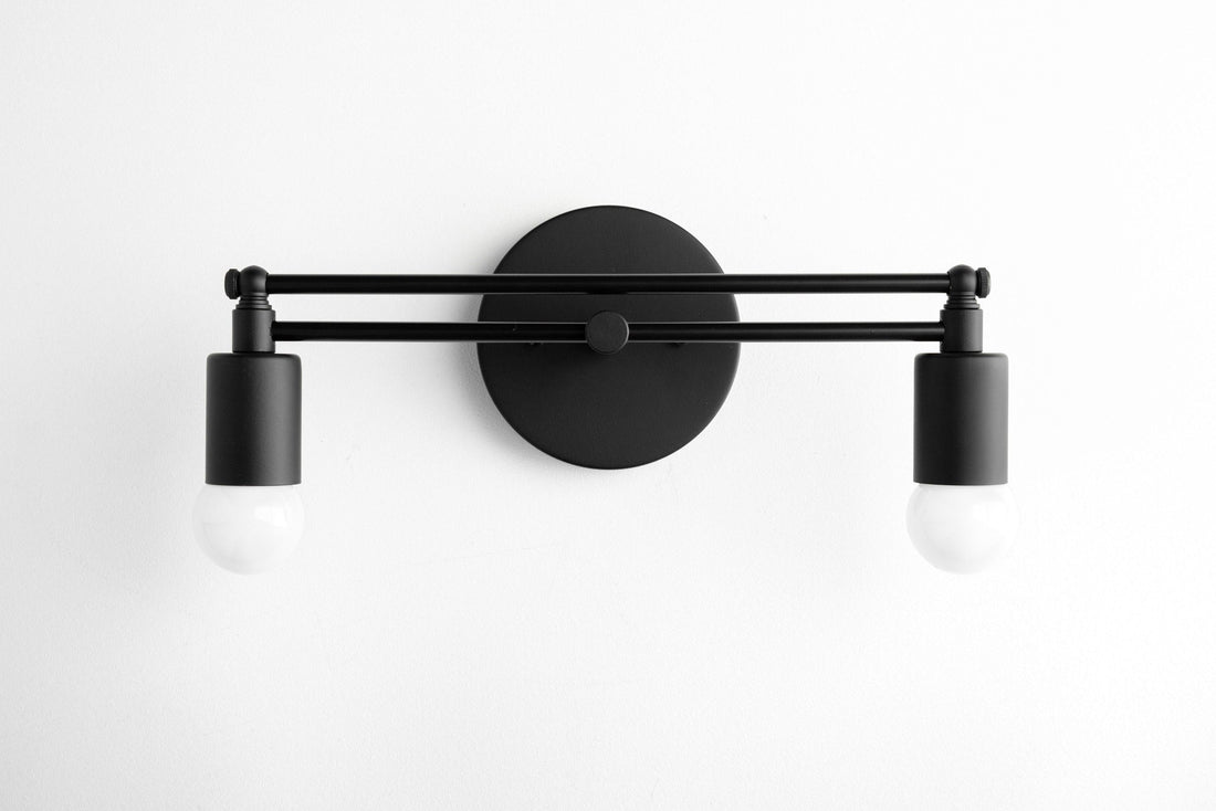 Mobilux Line Modern Vanity Light - Bathroom Wall Fixture in Art Deco Style