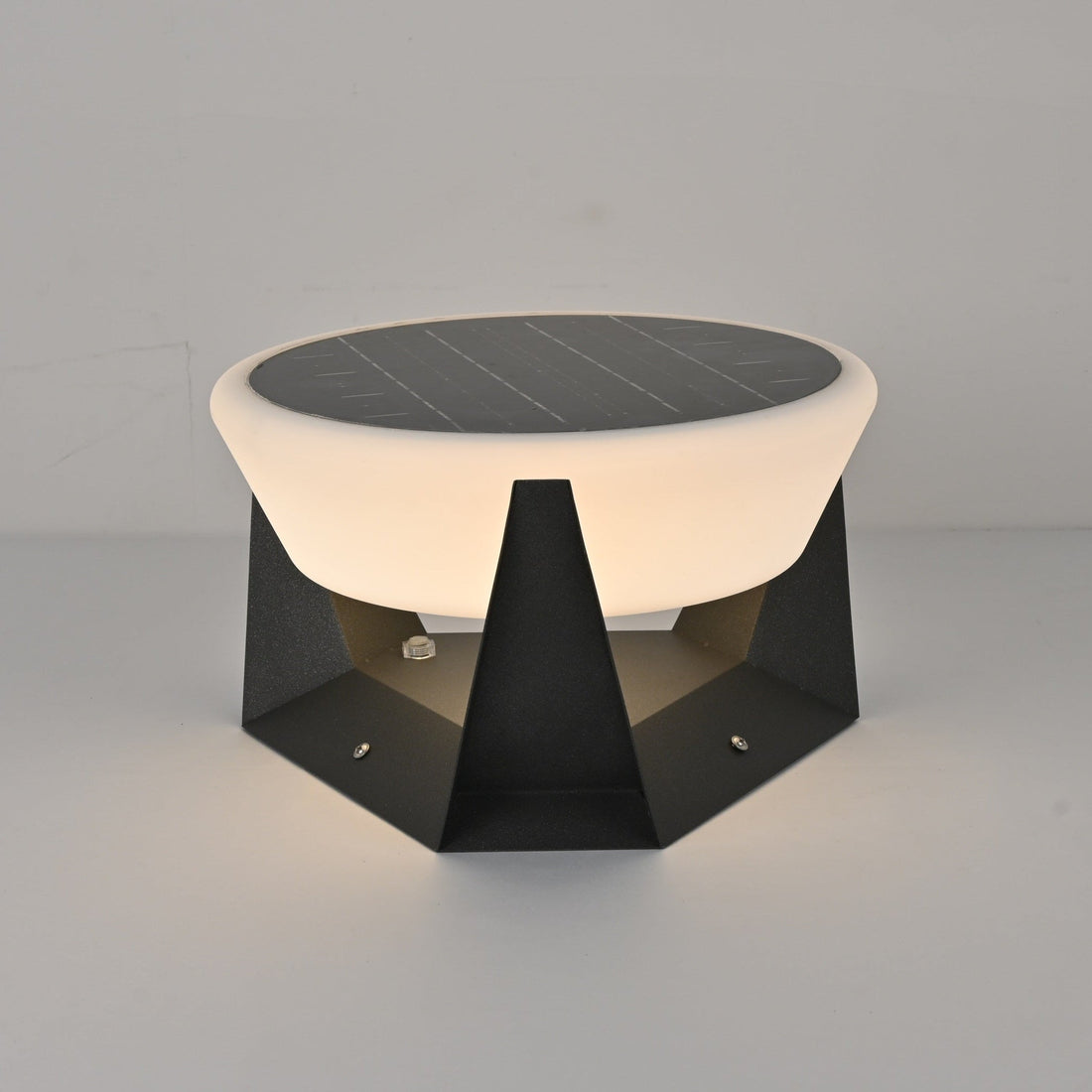 Solar Außenleuchte - Moderne geometrische LED Lampe für Garten &amp; Terrasse