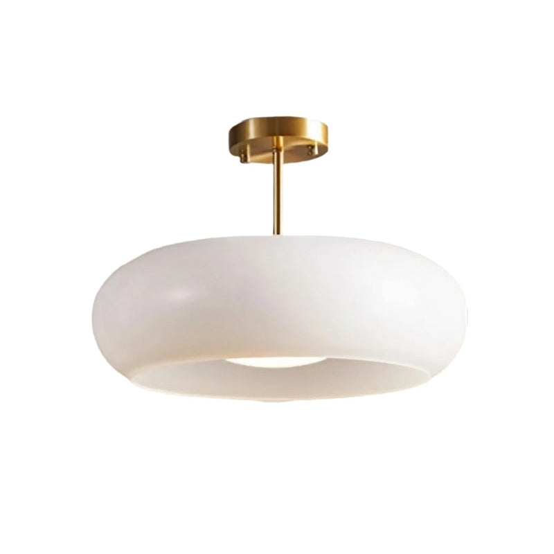 Bauhaus Brass Disc Vintage Ceiling Lamp