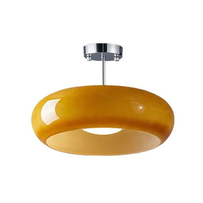 Bauhaus Brass Disc Vintage Ceiling Lamp