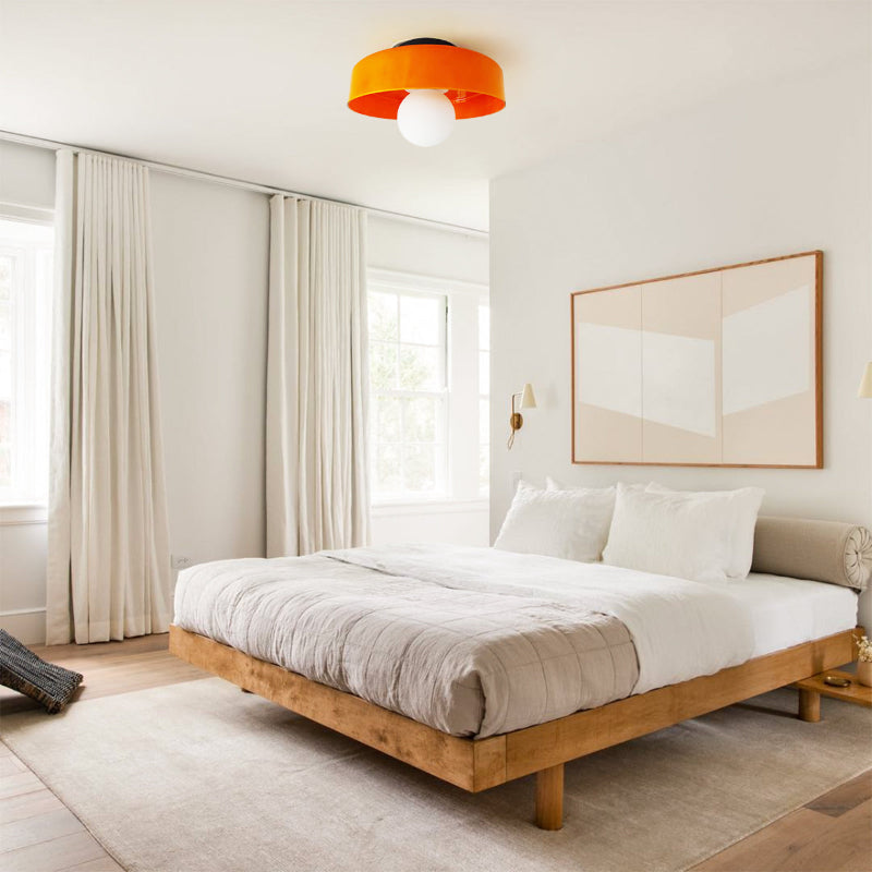 Morandi Disc Glass Wall Lamp Ceiling Lamp