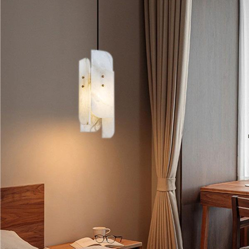 Nordic Modern Long Strip Alabaster Pendant Lamp
