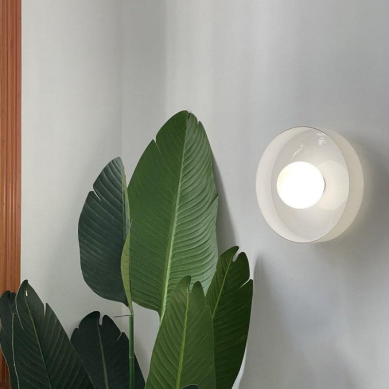 Morandi Disc Glass Wall Lamp Ceiling Lamp