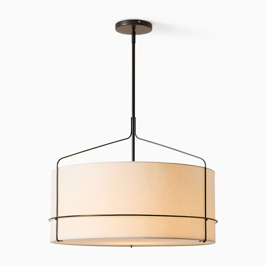 Horelia Pendant - Industrial Ceiling Light with Dark Bronze Metal