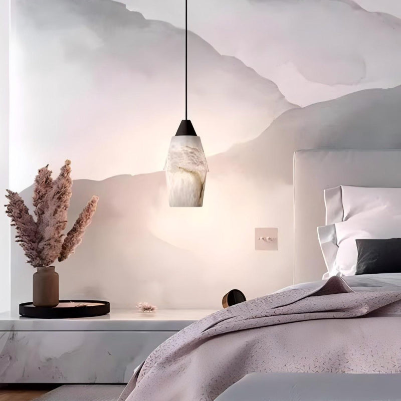 Elegant Marble Texture Pendant Light