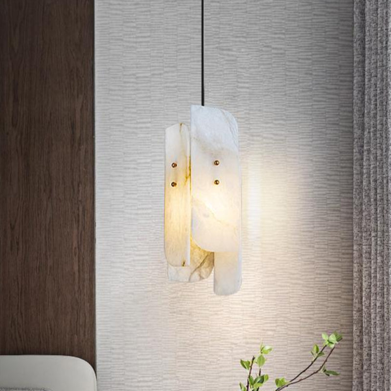 Nordic Modern Long Strip Alabaster Pendant Lamp